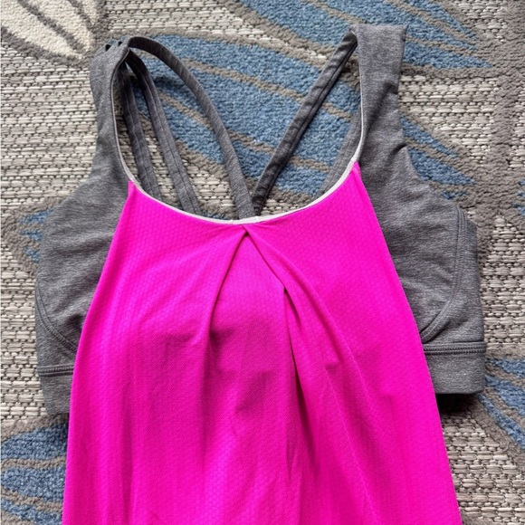 Lululemon Women’s Nouveau Limits Tank Raspberry Glo Light Size 8 - Picture 4 of 7